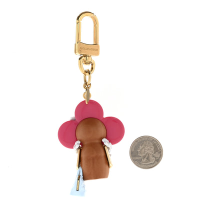 Louis Vuitton Resin Wood Vivienne Hawaii Bubblegram Alma BB Bag Charm Key Holder 2 of 5