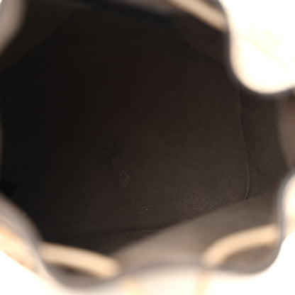 Fendi Suede Vitello Grace F is Fendi Micro FF Mini Mon Tresor Bucket Bag Nude Spring Maya 5 of 15