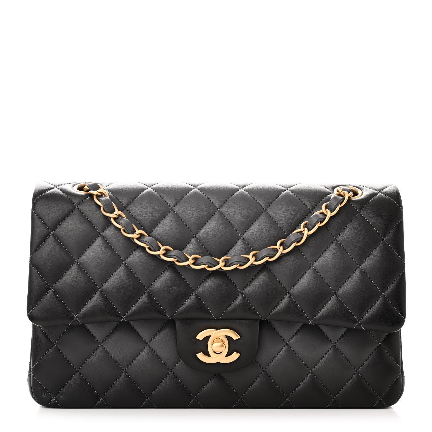 Chanel Gradient Lambskin Medium Double Flap Grey 1 of 10