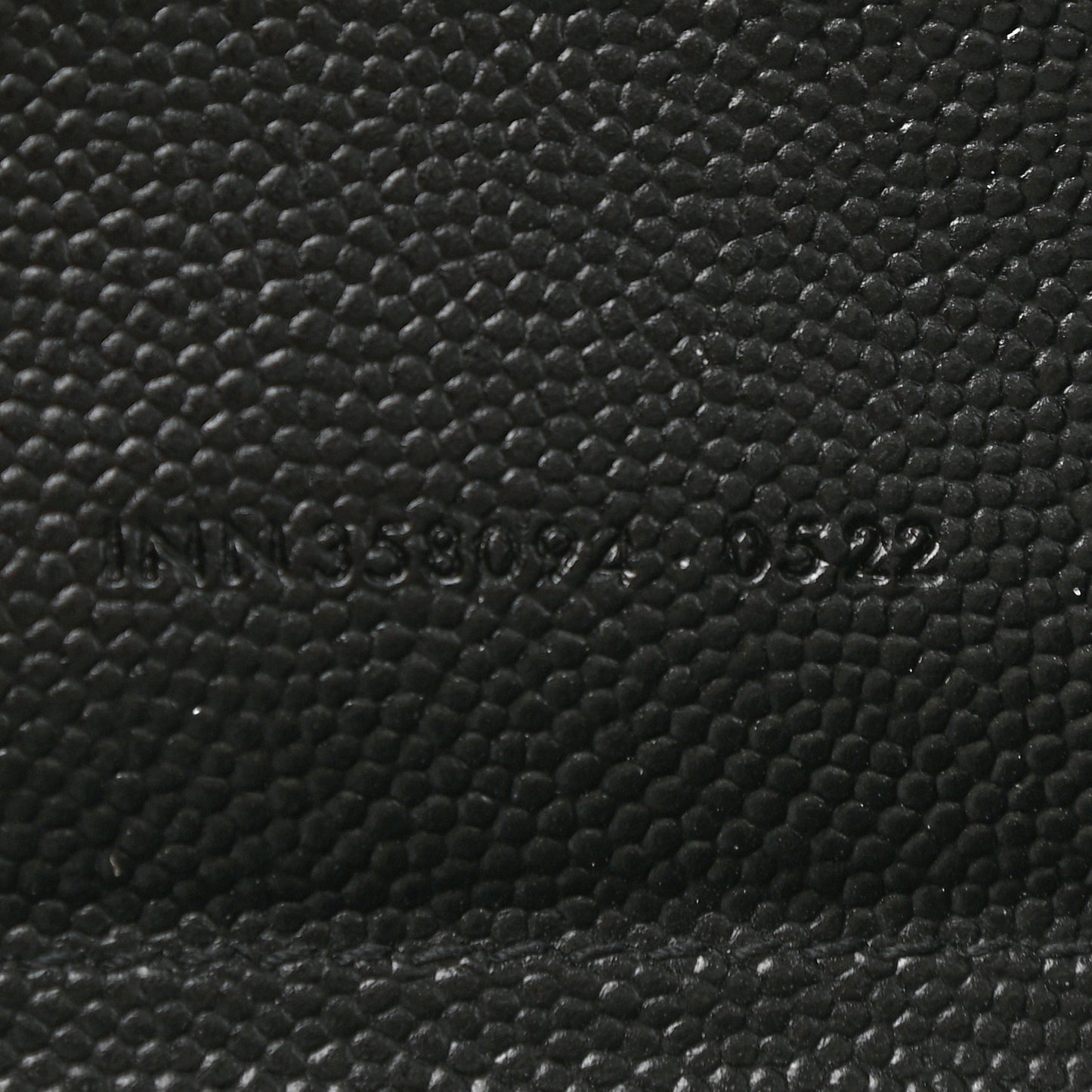 Grain De Poudre Matelasse Chevron Monogram Zip Around Wallet Black