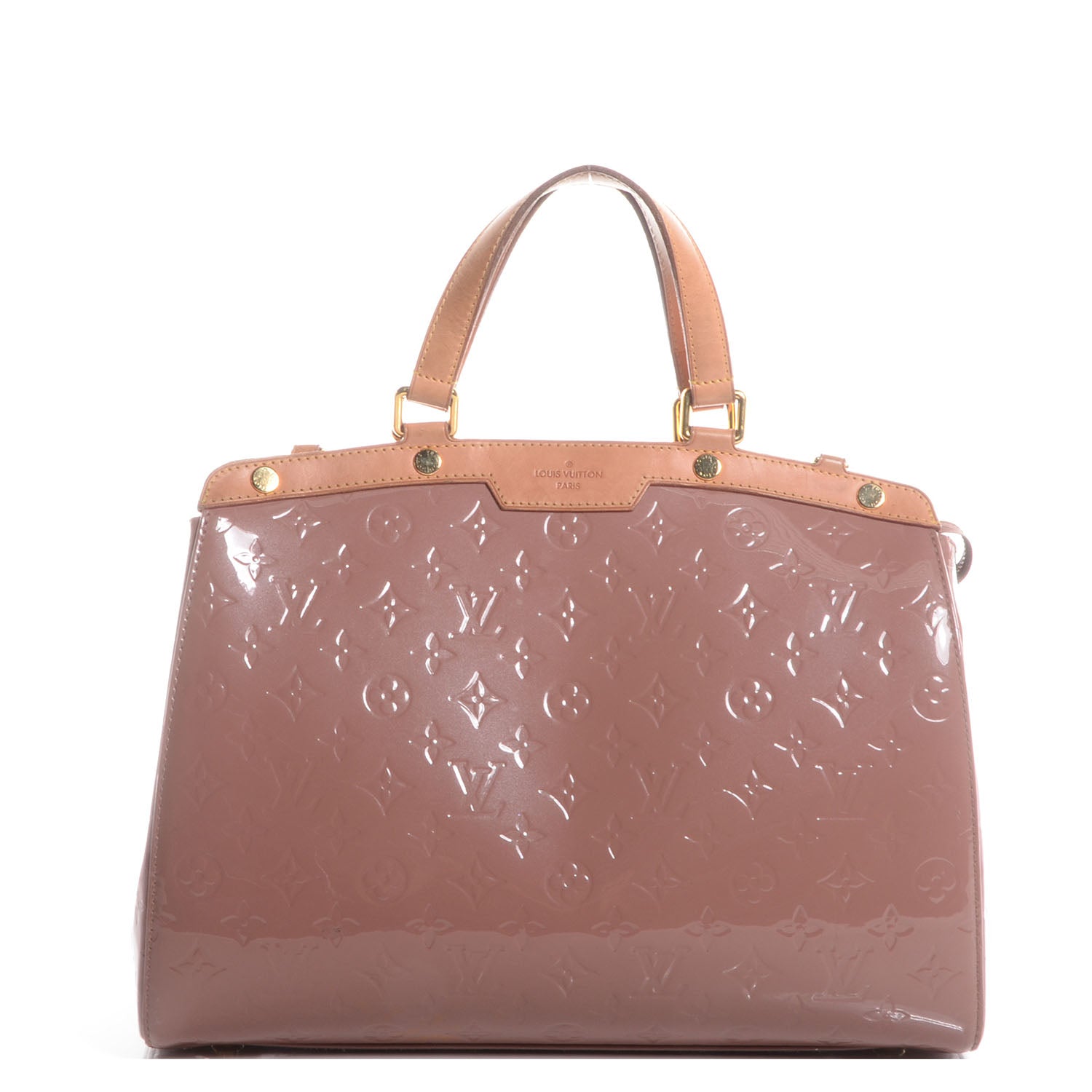 Louis Vuitton Vernis Brea MM Rose Velours 1 of 9