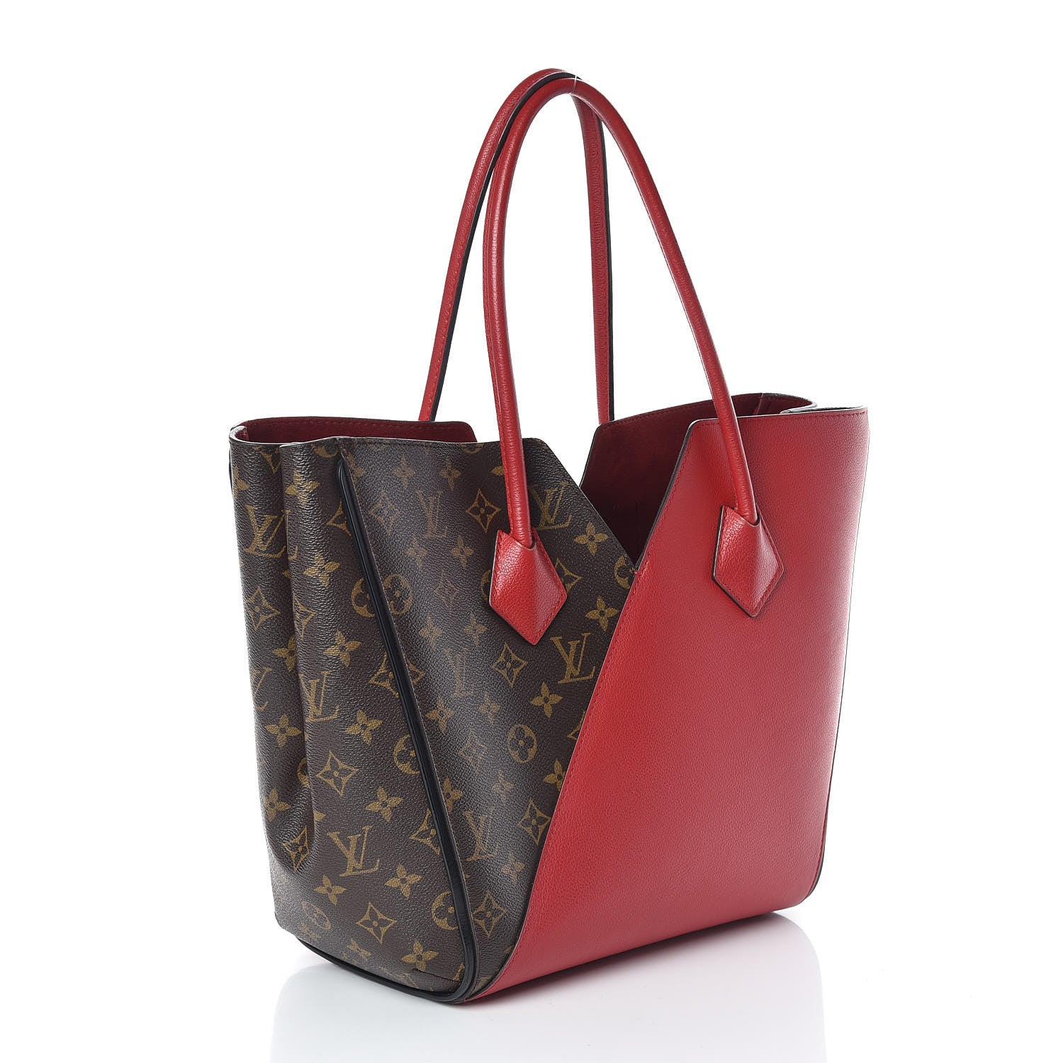 Louis Vuitton Calfskin Monogram Kimono Tote Cherry 3 of 9