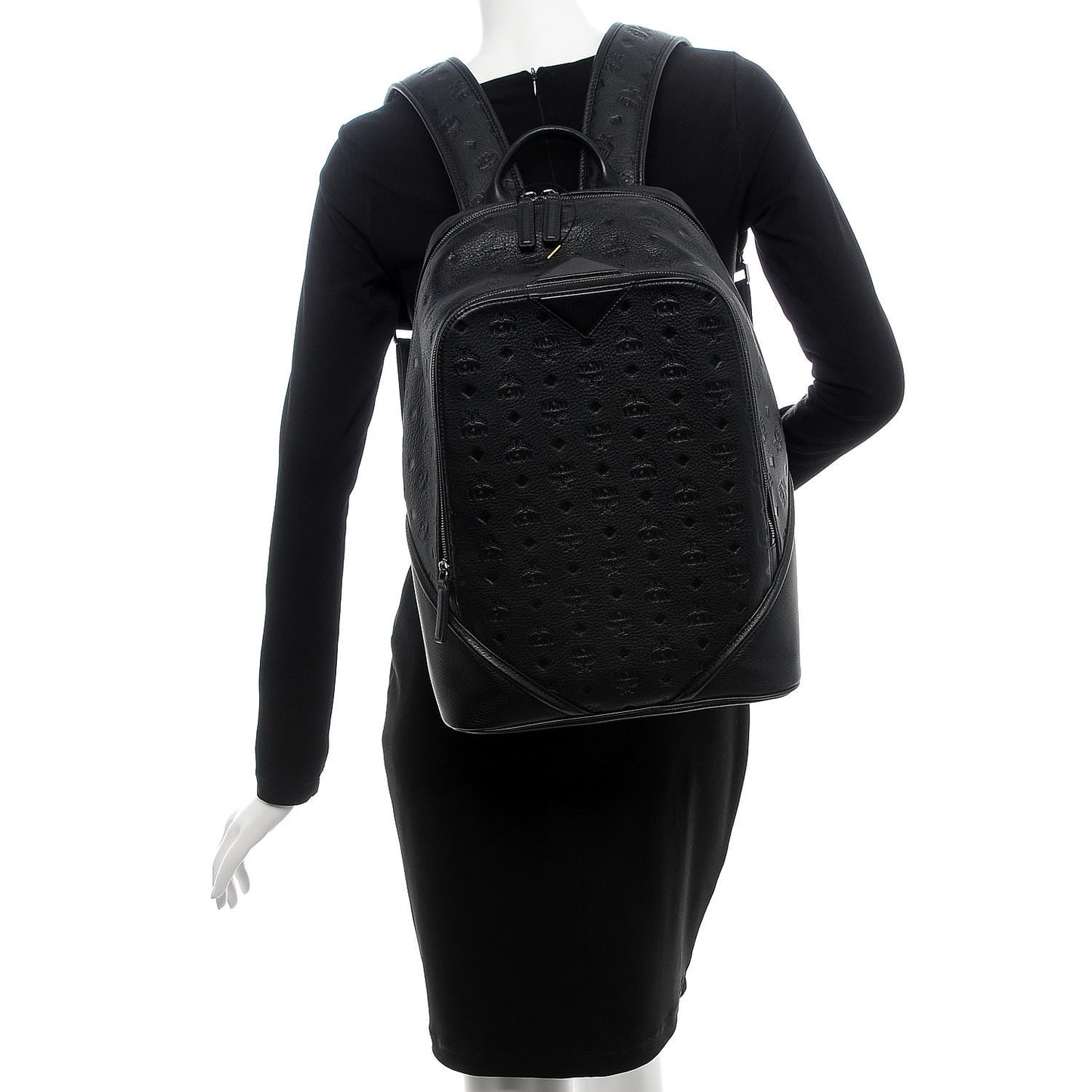 Calfskin Ottomar Monogram Duke Backpack Black