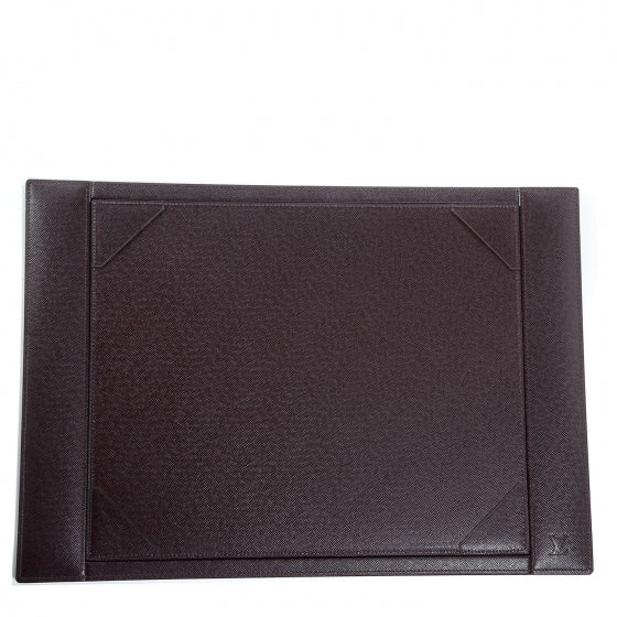 Taiga Leather 6 Piece Desk Set Acajou