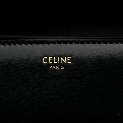 Celine Shiny Calfskin Medium Triomphe Black 8 of 13