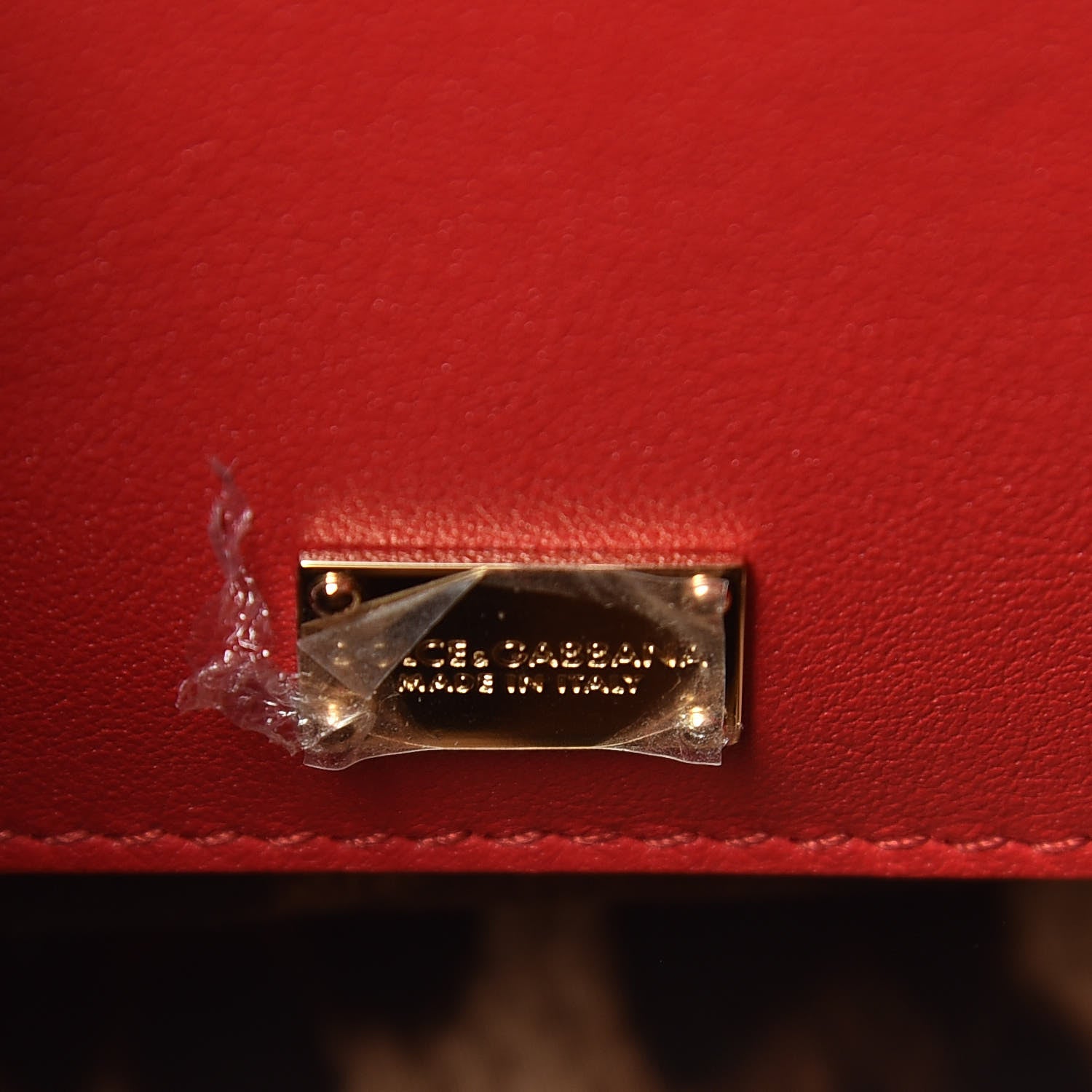 Dolce & Gabbana Calfskin Embellished Small Lucia Top Handle Bag Rosso 6 of 10