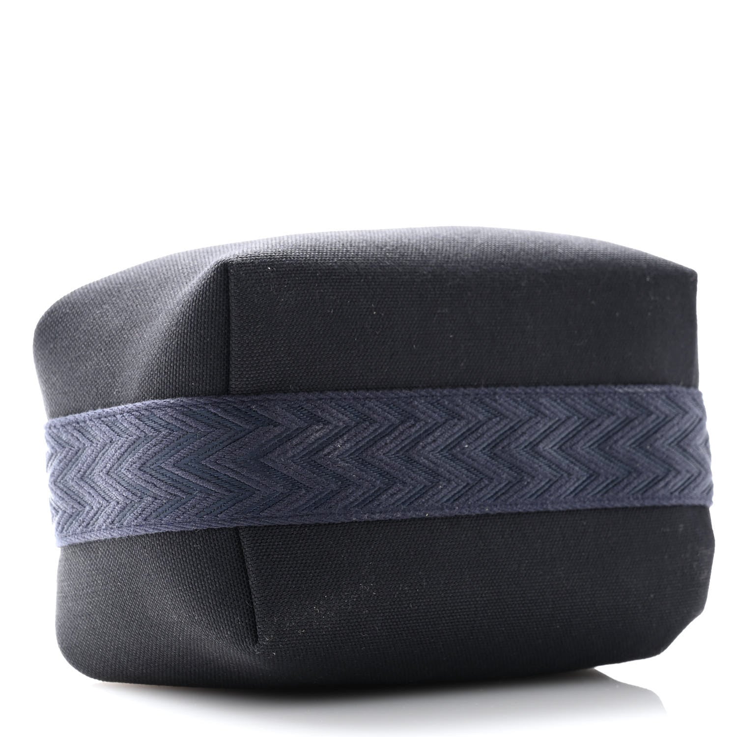 Hermes Canvas Small Bride-A-Brac Pouch Black Bleu Nuit 4 of 10
