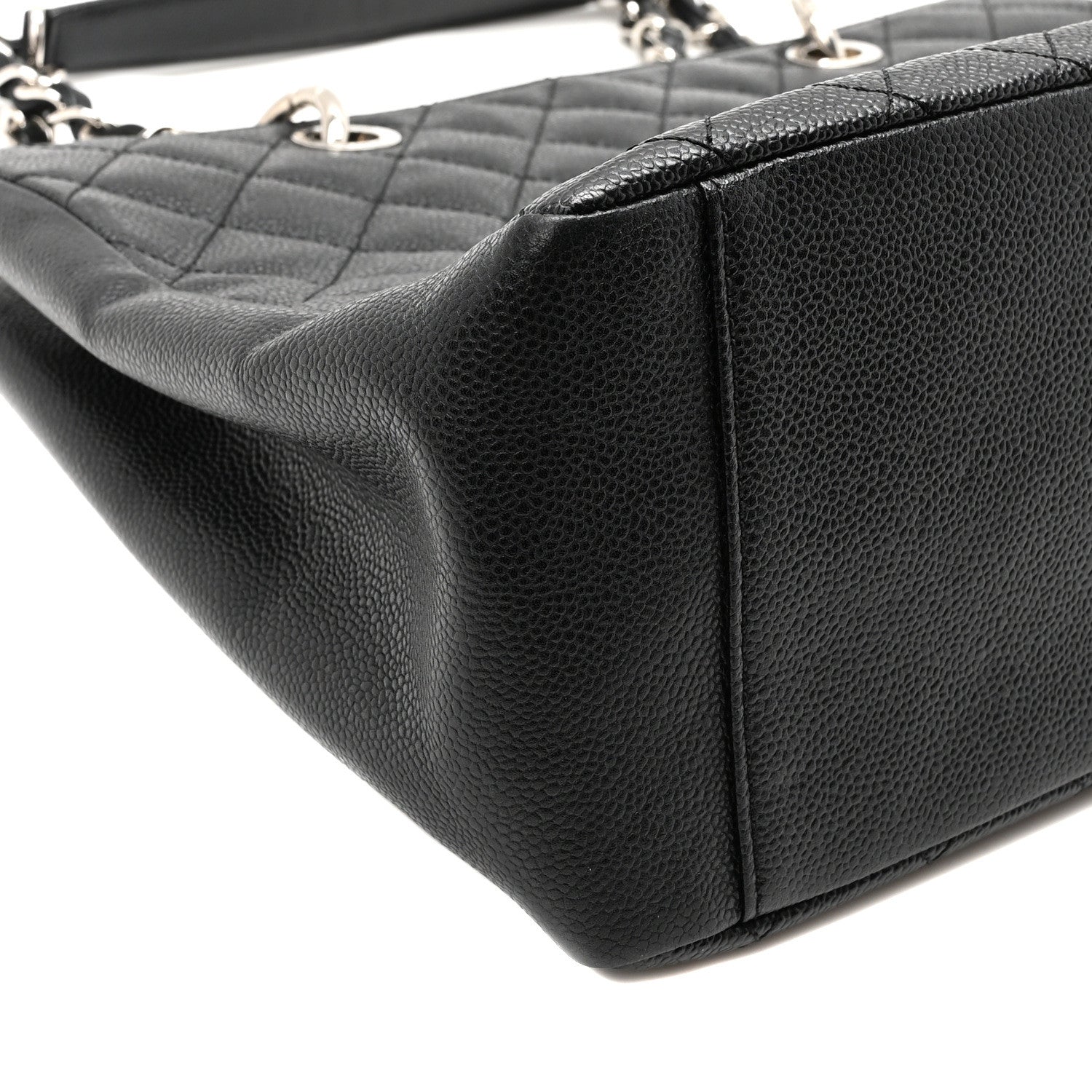 Chanel Caviar Quilted Grand Shopping Tote GST Black 9 of 10