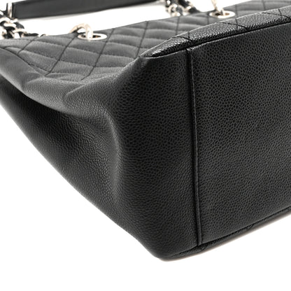 Chanel Caviar Quilted Grand Shopping Tote GST Black 9 of 10