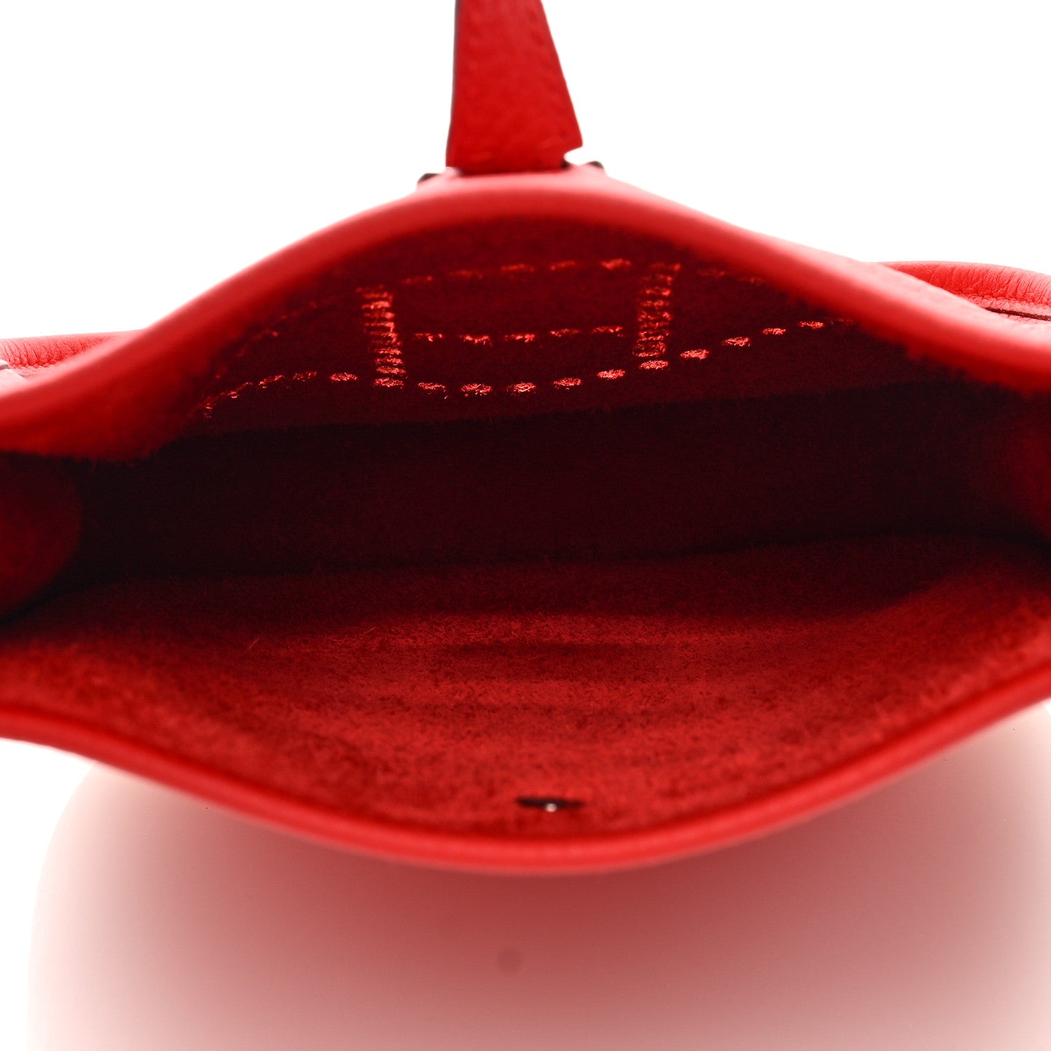 Hermes Taurillon Clemence Evelyne TPM Rouge de Coeur 5 of 10