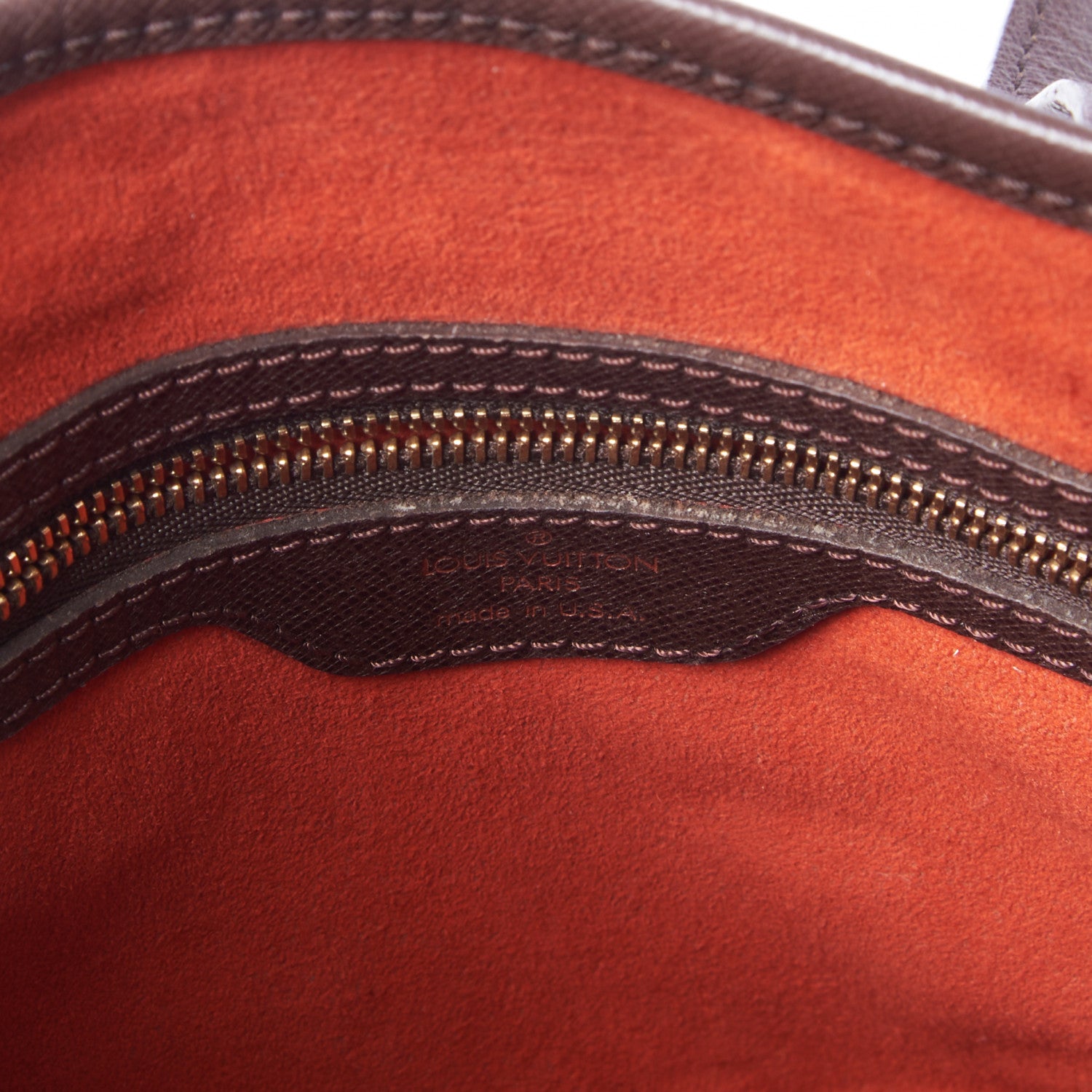 Louis Vuitton Damier Ebene Marais Bucket 23 7 of 7