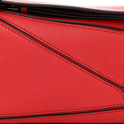 Loewe Calfskin Mini Puzzle Bag Pomodoro 8 of 11