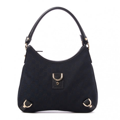 Gucci Monogram Medium Abbey D Ring Hobo Black 1 of 8