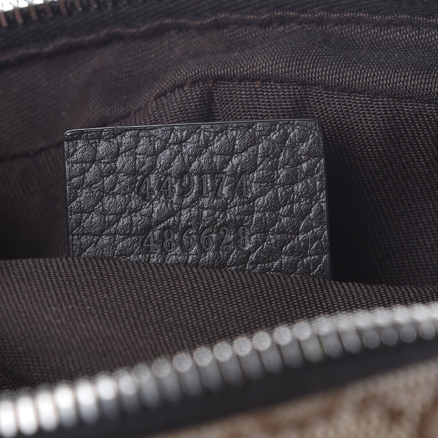 Gucci Monogram Belt Bag Dark Brown 7 of 7