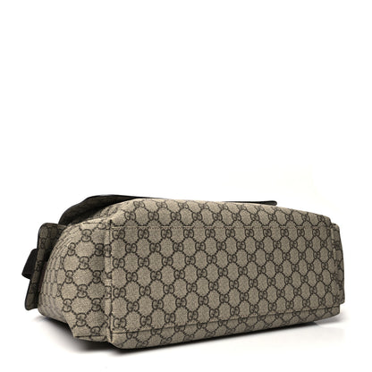 Gucci GG Plus Monogram Messenger Diaper Bag Dark Brown 4 of 13