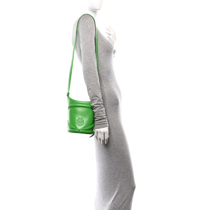 Alexander McQueen Calfskin Mini Curve Bucket Bag Green 2 of 9
