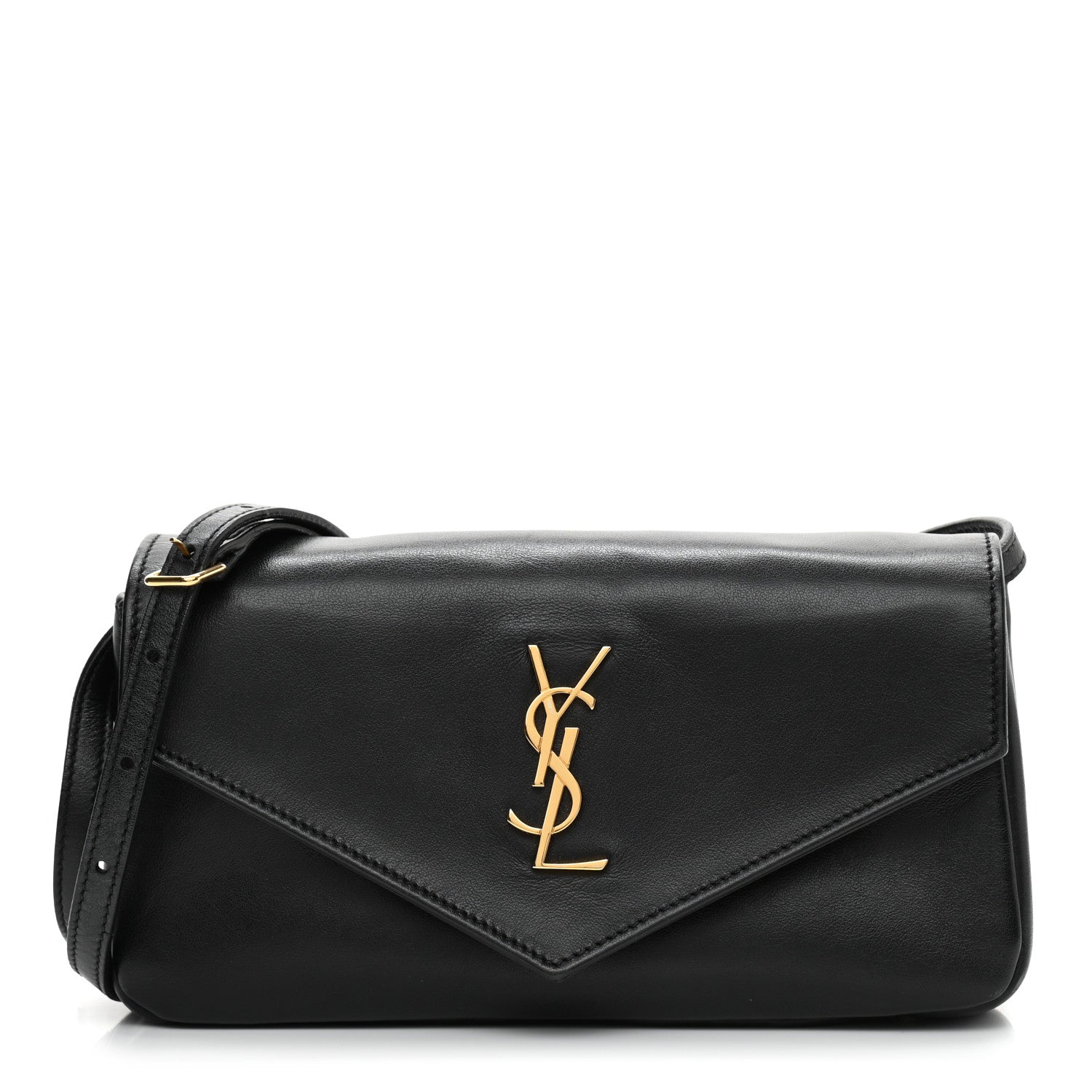 Saint Laurent Calfskin Crossbody Bag Black 1 of 9