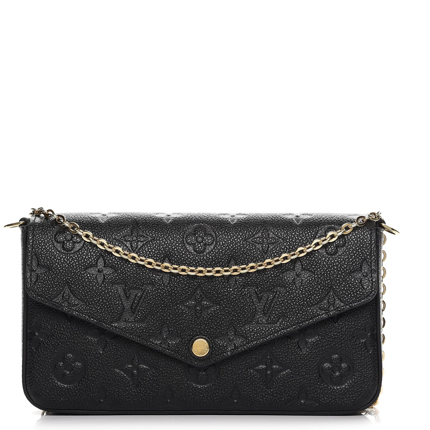 Empreinte Pochette Felicie Chain Wallet Black