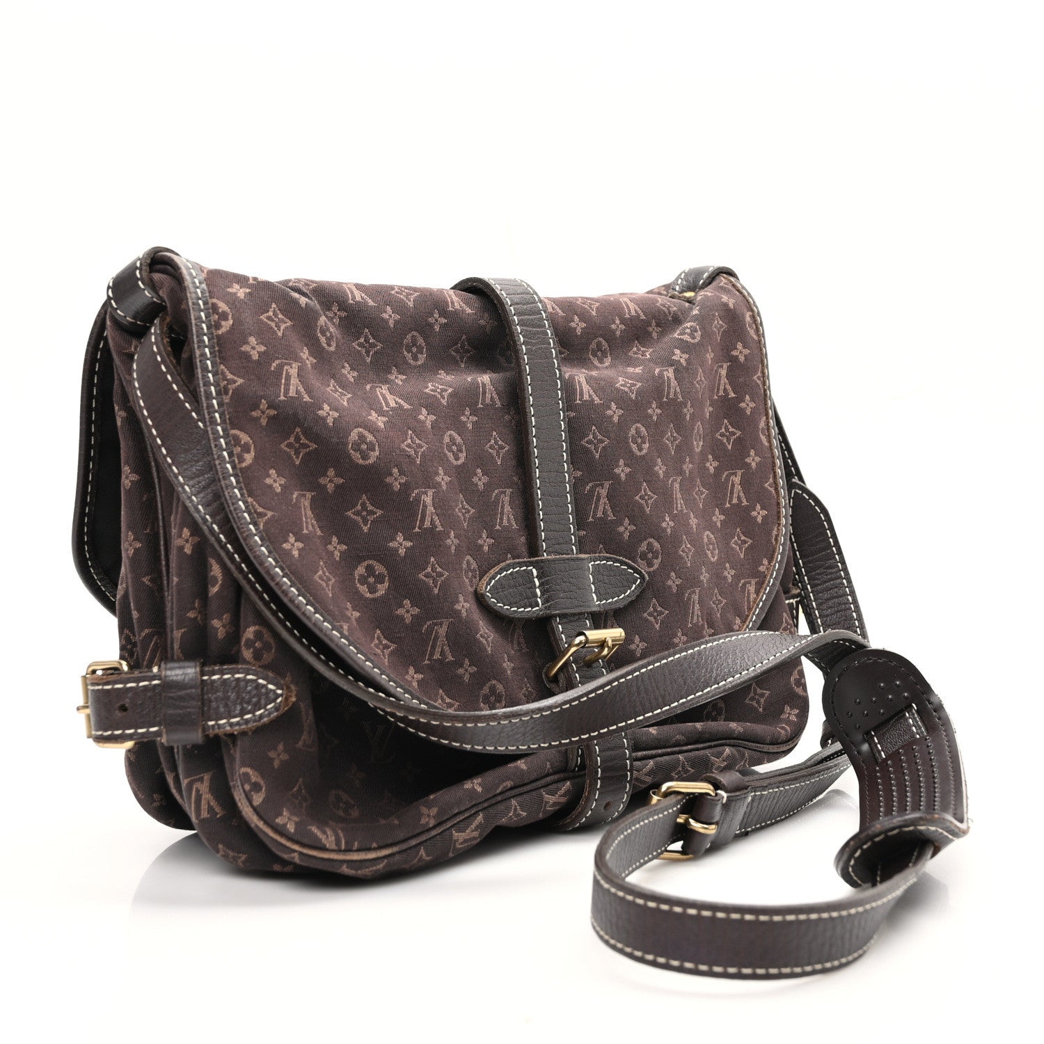 Louis Vuitton Monogram Idylle Saumur MM Fusain 3 of 9
