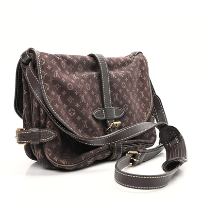 Louis Vuitton Monogram Idylle Saumur MM Fusain 3 of 9