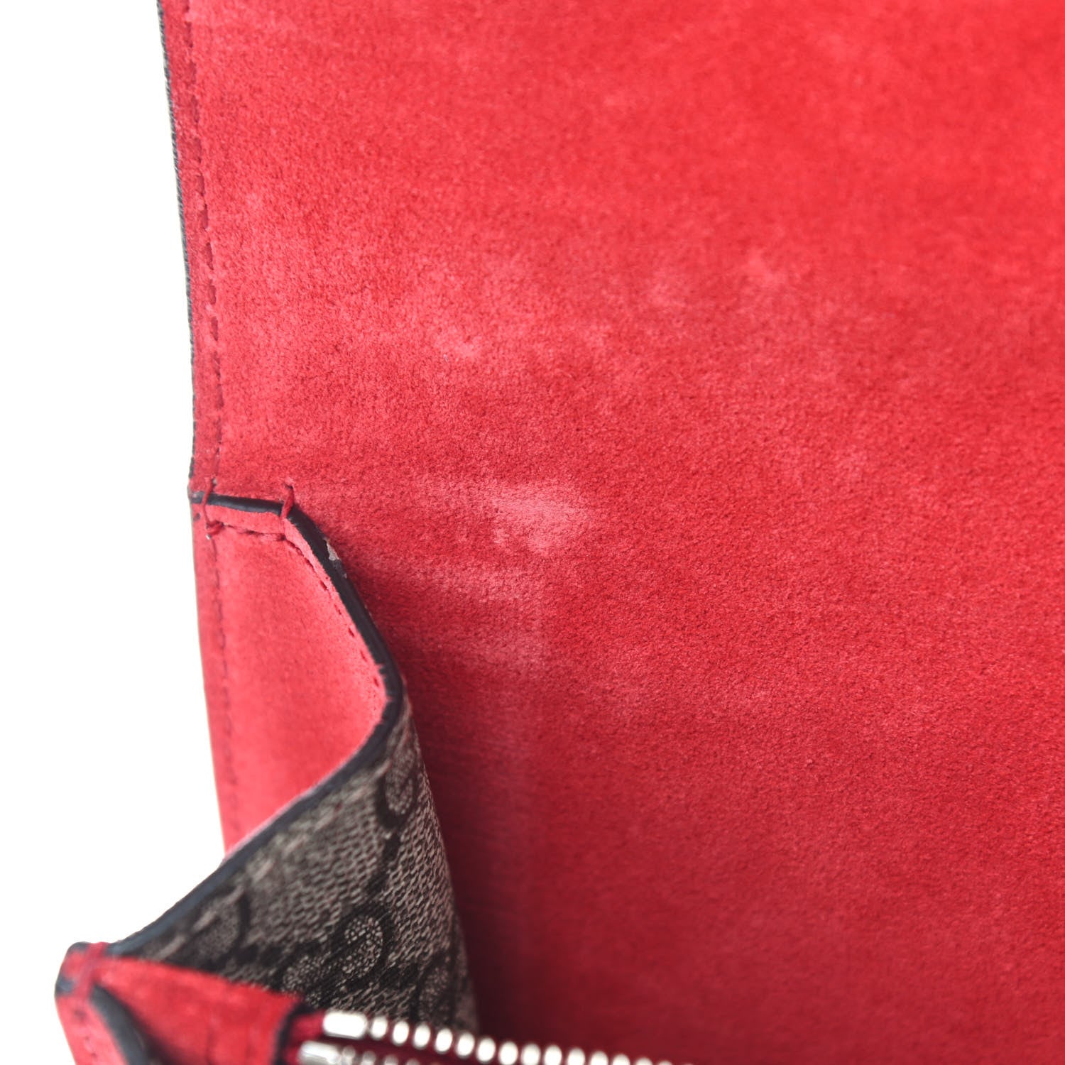 Gucci GG Supreme Monogram Small Dionysus Shoulder Bag Red 7 of 13