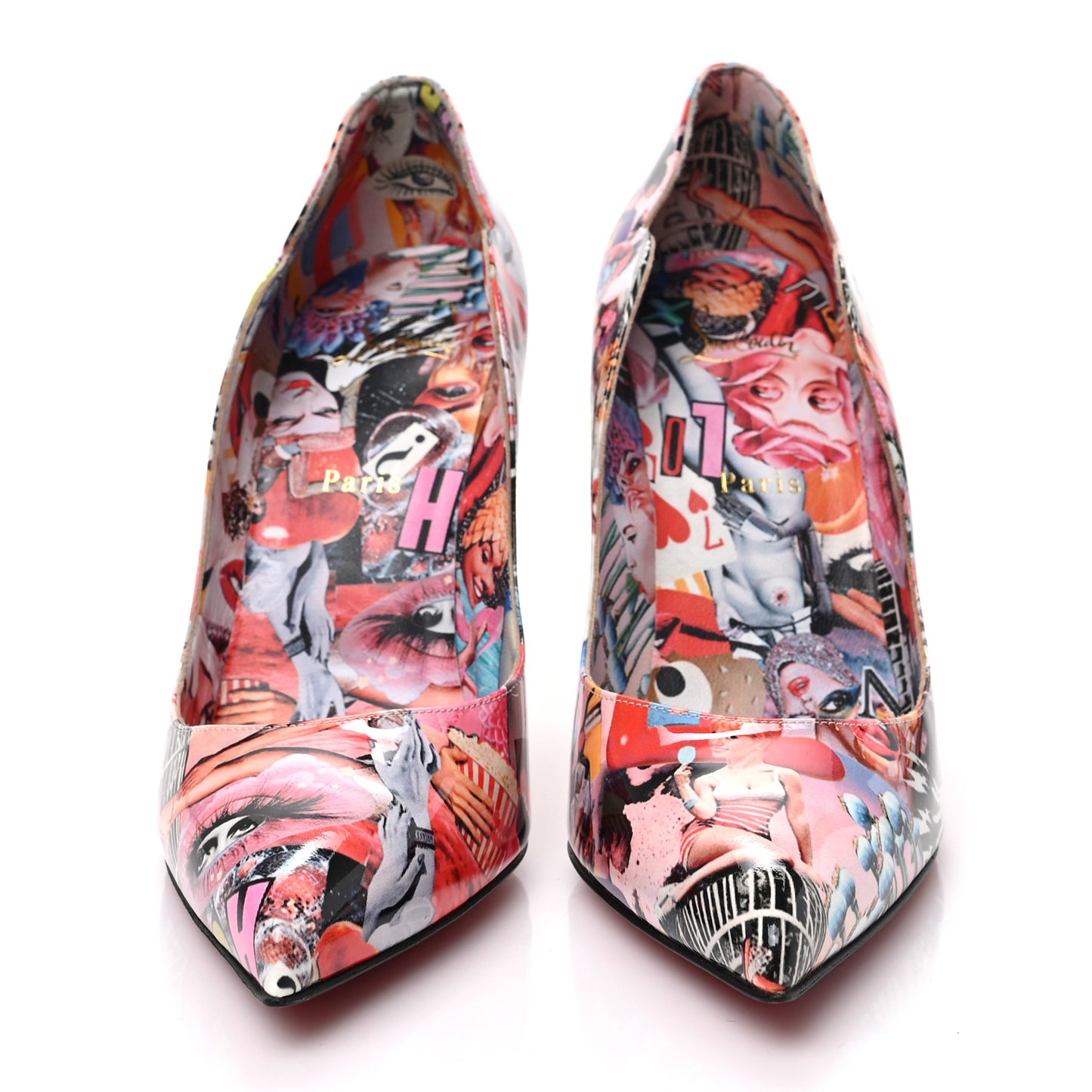 Patent Graphic Love Hot Chick 100 Pumps 41 Multicolor