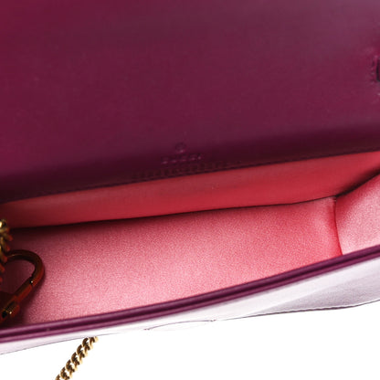 Gucci Velvet Matelasse GG Marmont Mini Bag Fuchsia Violet Cyclamen 5 of 8