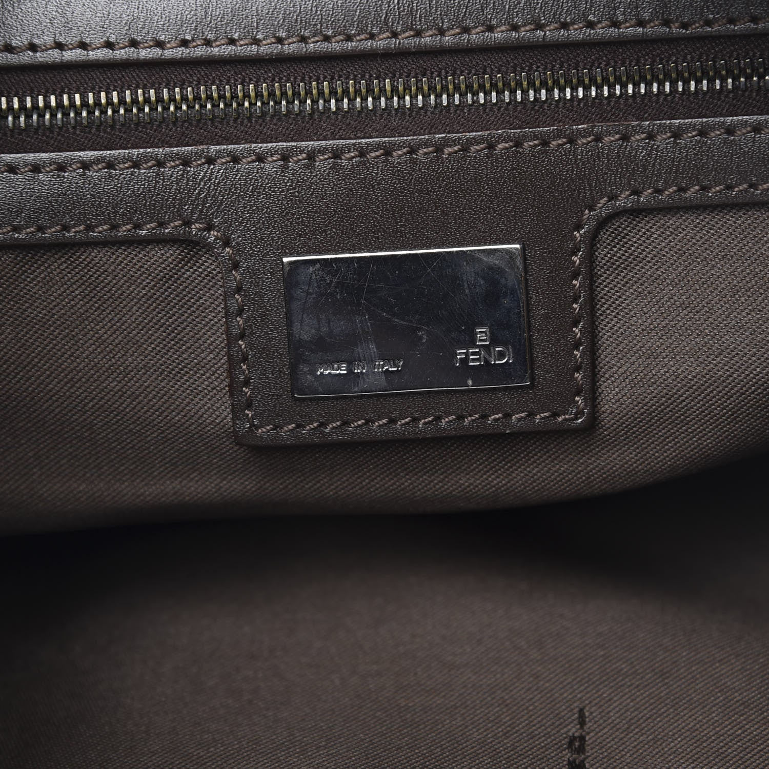 Fendi Zucchino Mama Baguette Brown 6 of 12