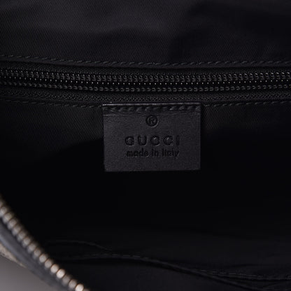 Gucci GG Supreme Monogram Web Messenger Bag Black 6 of 10