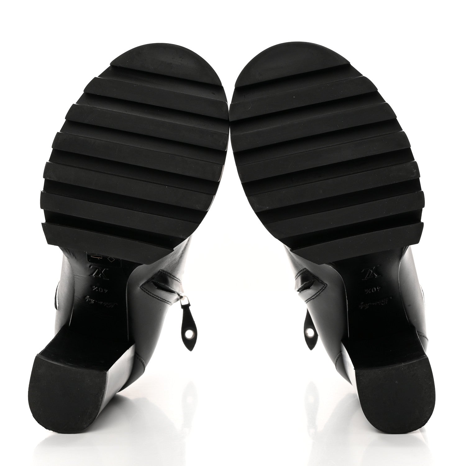 Louis Vuitton LOUIS VUITTON Calfskin Monogram Star Trail Ankle Boots 40.5 Black 6 of 14