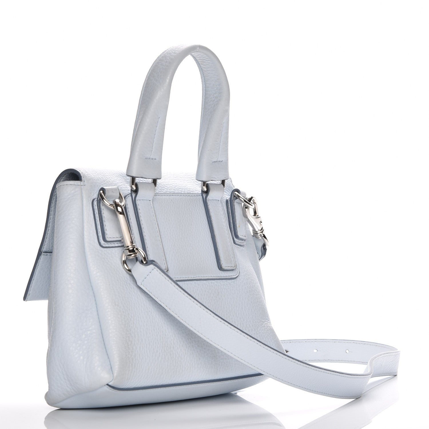 Givenchy Calfskin Small Pandora Pure Flap Bag Light Blue 3 of 10