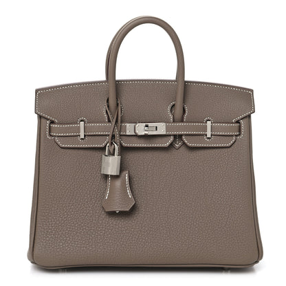 Hermes Togo Birkin 25 Etoupe 1 of 13