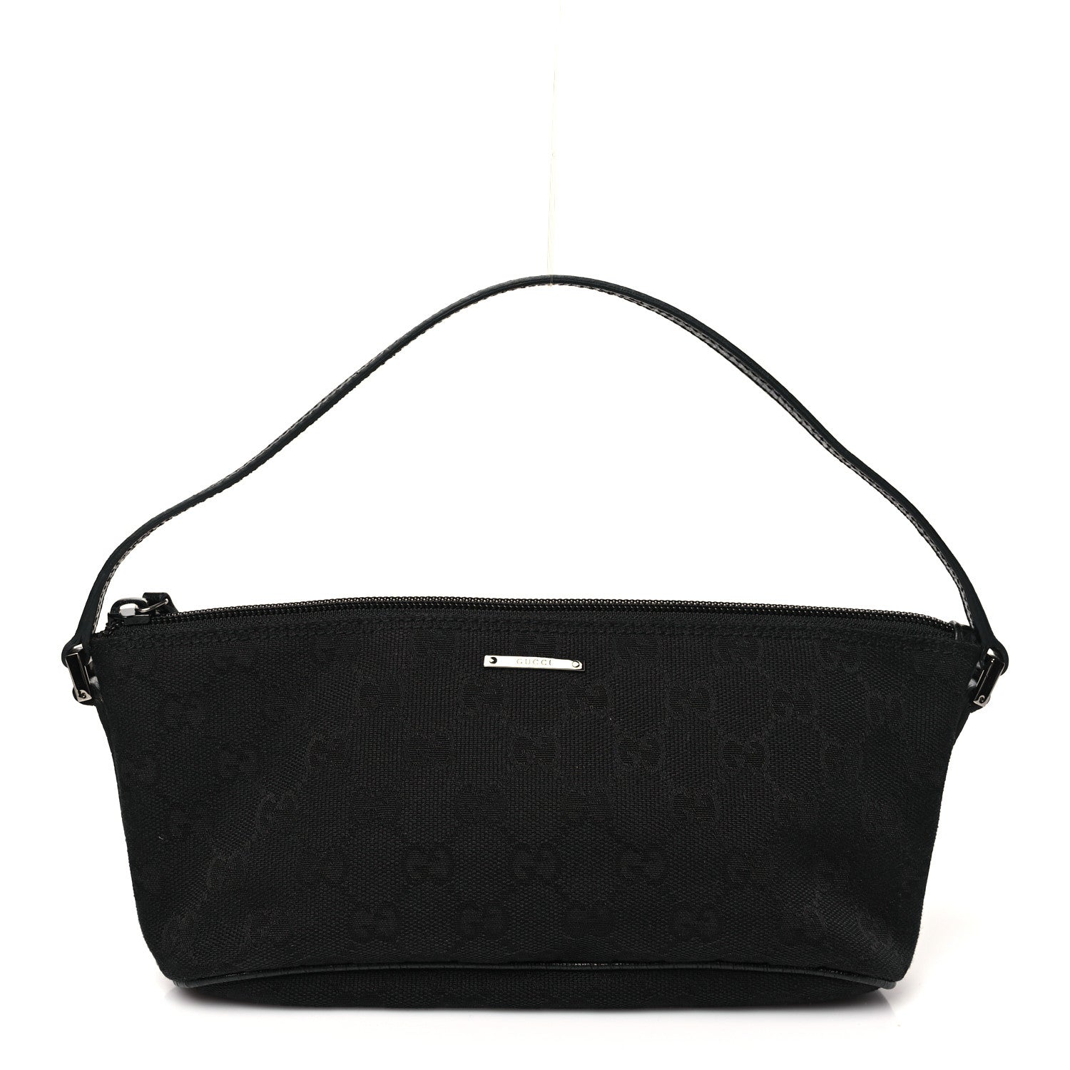 Gucci Monogram Boat Pochette Black 1 of 10