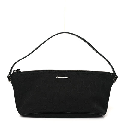 Gucci Monogram Boat Pochette Black 1 of 10