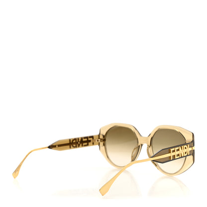 Fendi Acetate Fendigraphy Sunglasses FE40083U Gold 4 of 6
