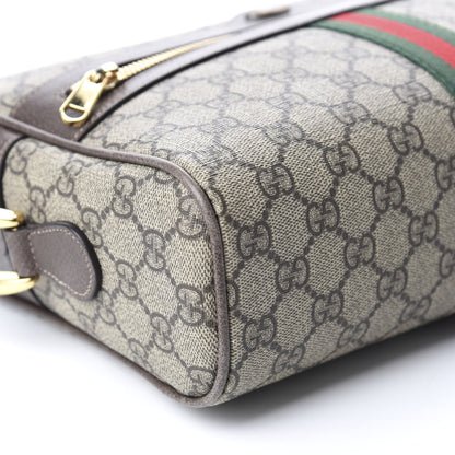 Gucci GG Supreme Monogram Web Small Ophidia Shoulder Bag Brown 6 of 10