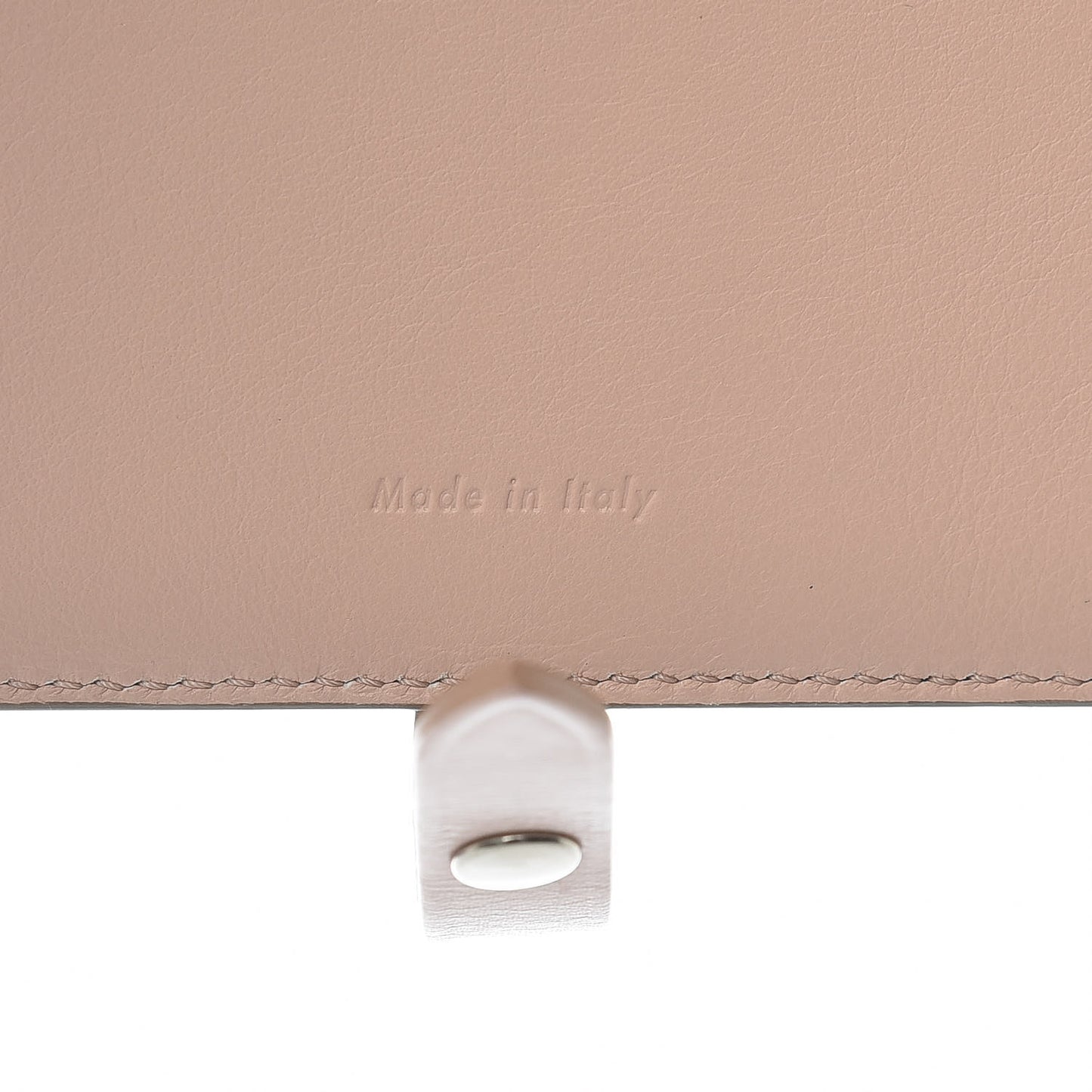 Calfskin Large Multifunction Strap Wallet Taupe