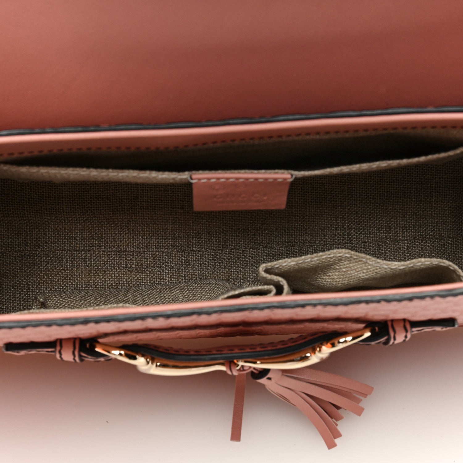 Gucci Microguccissima Medium Emily Chain Shoulder Bag Soft Pink 6 of 10