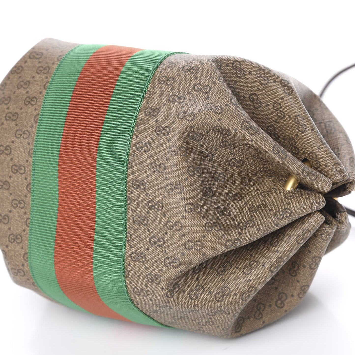 Mini Vintage GG Supreme Monogram Web Butterfly New Candy Crossbody Beige New Acero
