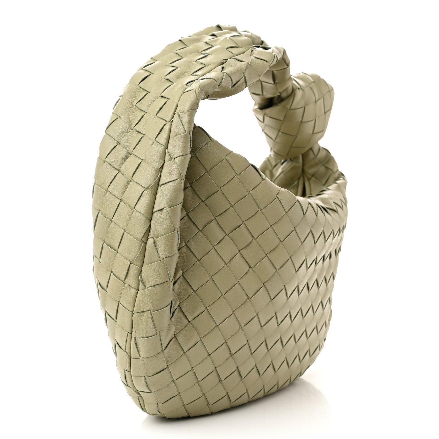 Nappa Intrecciato Teen Jodie Hobo Travertine