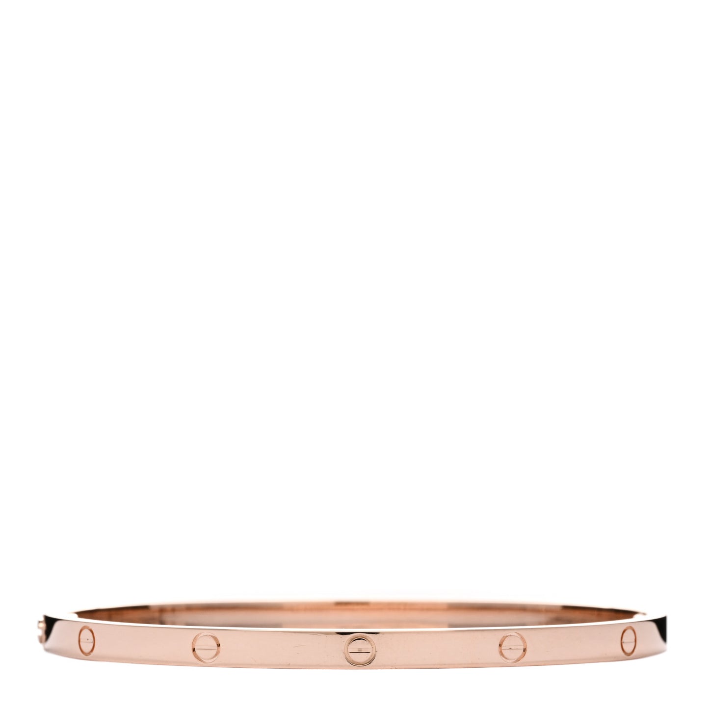 18K Pink Gold Small LOVE Bracelet 17
