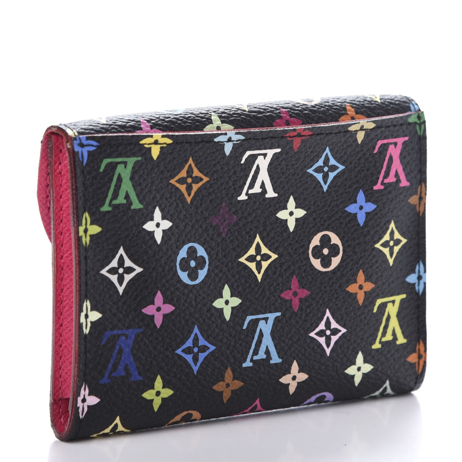 Louis Vuitton Monogram Multicolor Business Card Holder Black Grenade 3 of 10