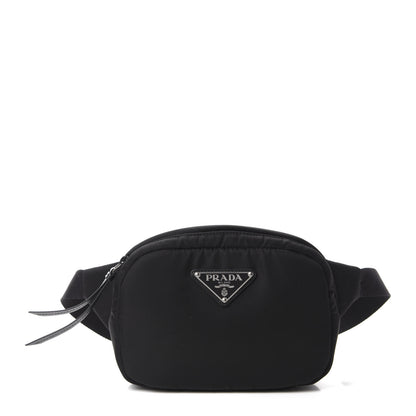 Prada Tessuto Nylon Soft Padded Belt Bag Black 1 of 9