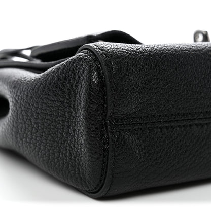 Mulberry Glossy Goatskin Small Lily Flap Black 8 of 10