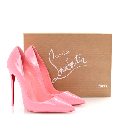 Christian Louboutin Patent So Kate 120 Pumps 37 Bubble Gum 9 of 9