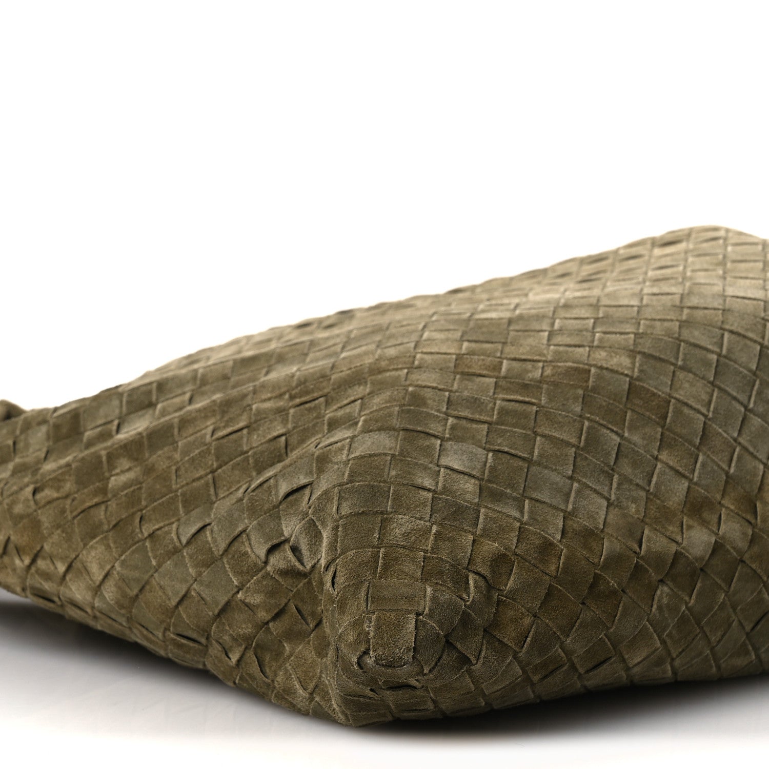 Bottega Veneta Suede Intrecciato Large Hop Mud 9 of 10