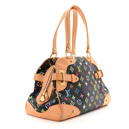 Louis Vuitton Monogram Multicolor Claudia Black 3 of 9
