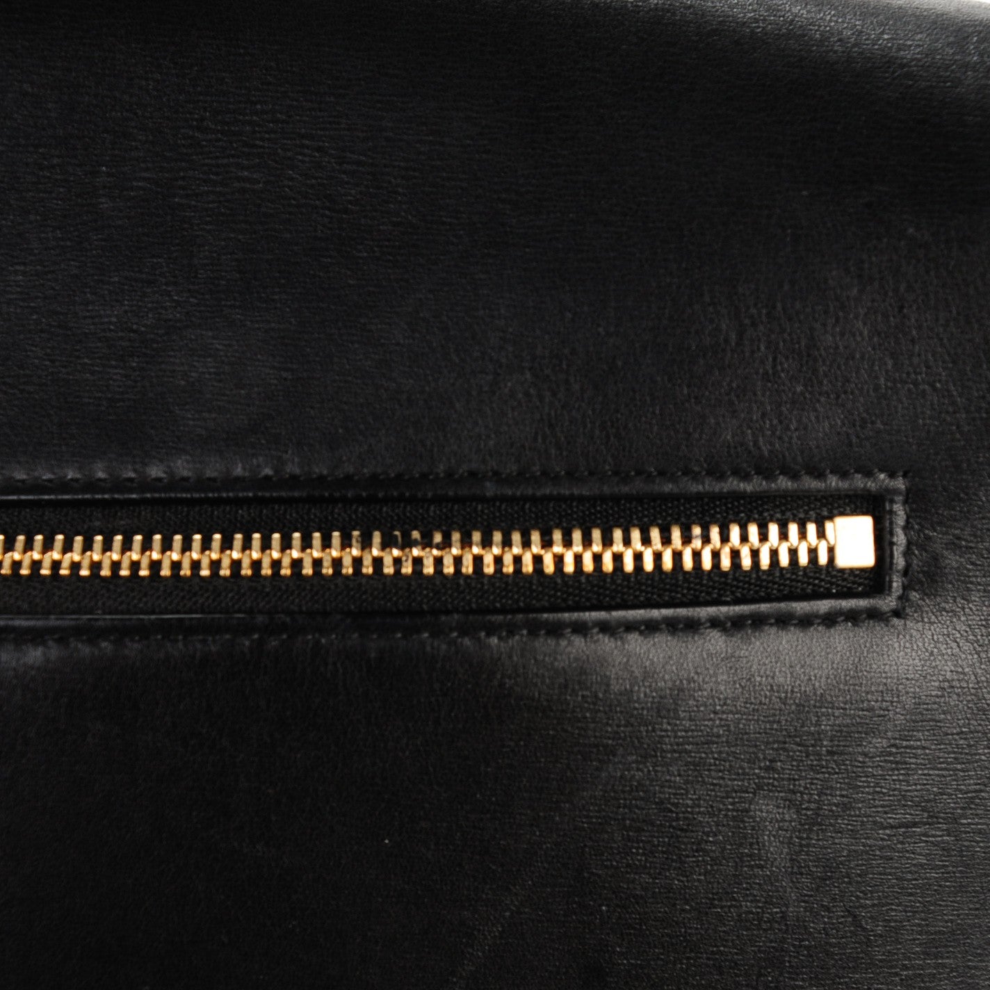 Celine Natural Calfskin Trotteur Messenger Black 7 of 8