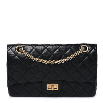 Chanel Aged Calfskin Quilted 2.55 Reissue 225 Flap Black 1 of 10