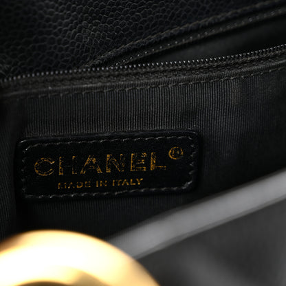 Chanel Caviar Quilted Grand Shopping Tote GST Black 6 of 17